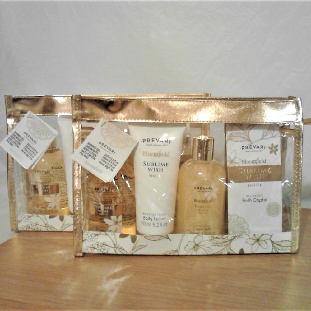 2 Prevari Bloomfield Vanilla Bath Gift Sets